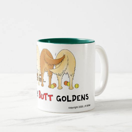 何もGoldensのマグを接合しません ツートーンマグカップ (正面右)