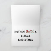 何もVizslaのクリスマスを接合しません シーズンカード (内部)