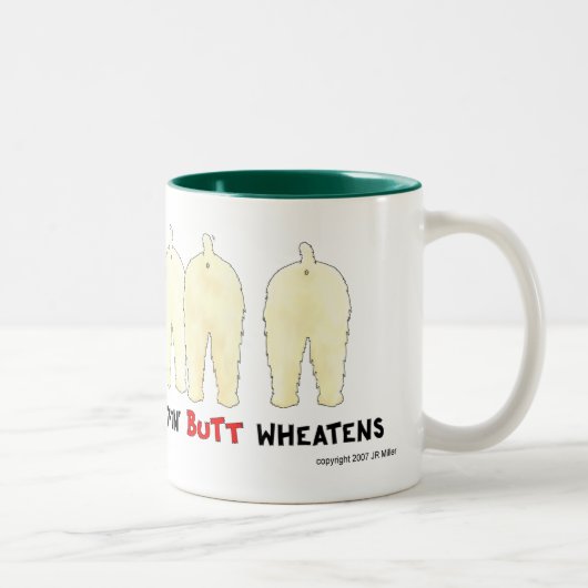 何もWheatensを接合しません ツートーンマグカップ (右)