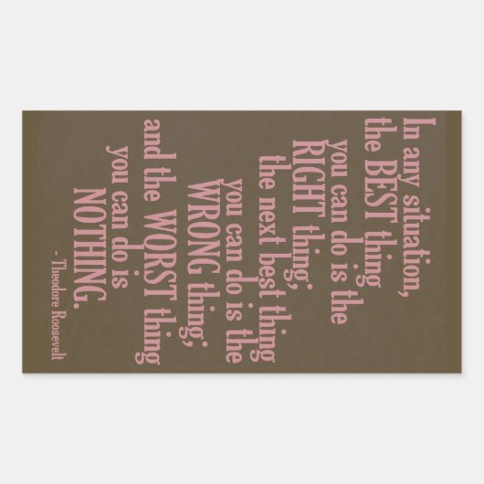 「何やる気を起こさせるかする」引用文シール 長方形シール (正面)