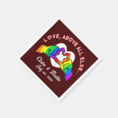 何よりも愛のナプキン スタンダードカクテルナプキン (角)