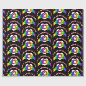 何よりも愛の黒 ラッピングペーパー (フラット)