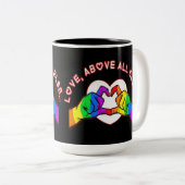 何よりも愛 ツートーンマグカップ (正面右)