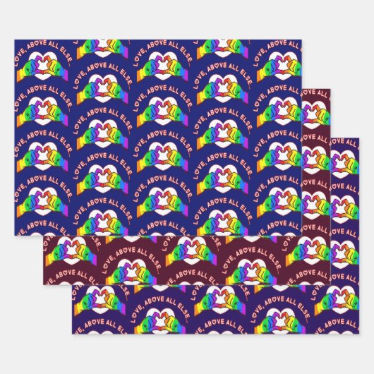 何よりも愛 ラッピングペーパーシート (セット)