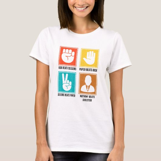 何よりも素敵なディレクター クールな管理者 マネージャー Tシャツ (正面)