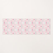 何よカッコいい、ピンクとミントの子ネコ ヨガマット (正面(横))