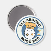 何よ、良のまわりにい卵 マグネット (正面/裏面)