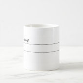 何をしていますか。 コーヒーマグカップ (中央)