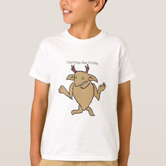 何をしているのかわからないキッズTシャツ Tシャツ (正面)