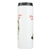 何をすべきか教えてはいけないミーム猫好きギフト タンブラー (裏面)