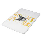 何をすべきか教えられない – おもしろい猫好きキット バスマット (アングル)