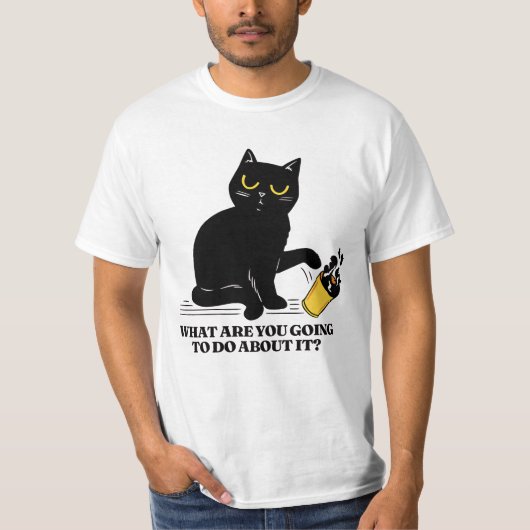 何をするつもりだ Tシャツ (正面)