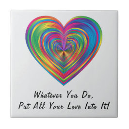 「何をするにしても」 タイル