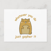 何をするにしても ポストカード (正面)