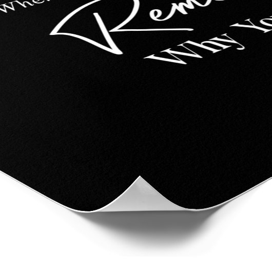 何を感じ始めやめるのか思い出すとき ポスター (角)