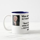 何を明日したいと思いますか。 ツートーンマグカップ (左)