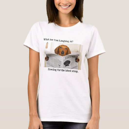 何を笑ってる? Tシャツ (正面)