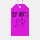 何を縫う？ ギフトタグ (正面)