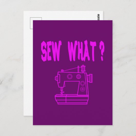 何を縫う? ポストカード (正面/裏面)