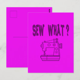 何を縫う? ポストカード