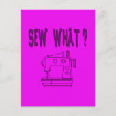 何を縫う？ ポストカード (正面)