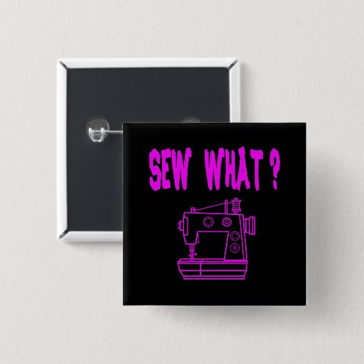 何を縫う？ 缶バッジ (正面&裏面)