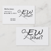 何を縫って下さい 名刺 (正面/裏面)