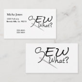 何を縫って下さい 名刺 (正面/裏面)