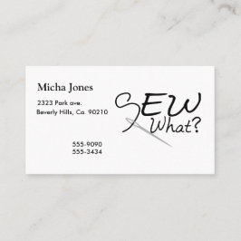 何を縫って下さい 名刺