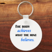 何を考えているか信じ キーホルダー (正面)