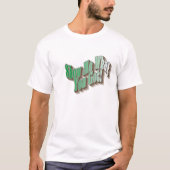何を見せろ得!Tシャツ – 緑 Tシャツ (正面)