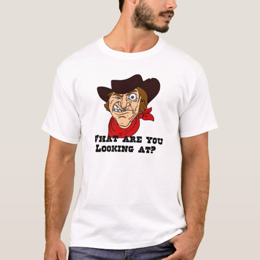 何を見てるの？ Tシャツ (正面)