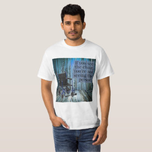 何を見ますか。 車椅子 Tシャツ