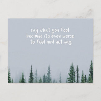 何を言う感じ ポストカード