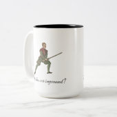 何を言っても君は感心しないコーヒー ツートーンマグカップ (正面左)