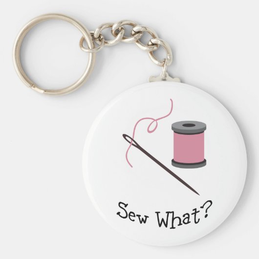 何を？ キーホルダー (正面)