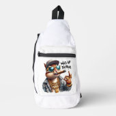 何アップ兄リス喫煙葉巻 スリングバッグ (正面)