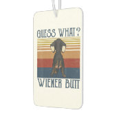 何ウィナーおもしろいお尻ギフトダッシュンドラブ カーエアーフレッシュナー (左)