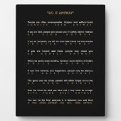 何コンテンポラリーとかする フォトプラーク (正面)