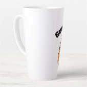 何コーギお尻ユーモア カフェラテマグ (左アングル)