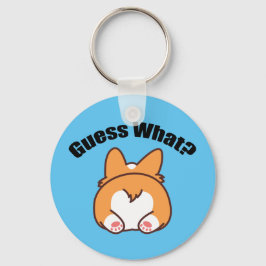 何コーギお尻ユーモア キーホルダー