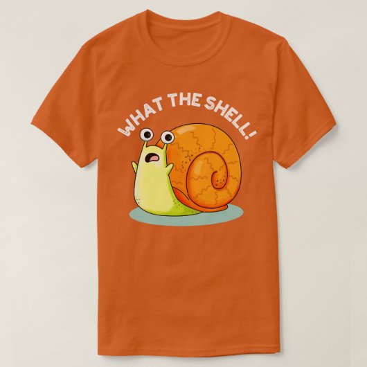 何シェルカワイカタツムリのパン Tシャツ (デザイン正面)
