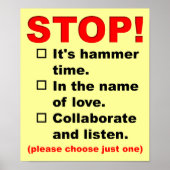 何ストップの理由でポスターを選おもしろいぶ ポスター (正面)