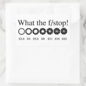 何ストップ? 長方形シール (バッグ)