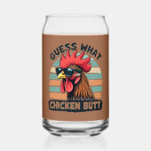 何チキンお尻おもしろいレトロ ガラス缶 (裏面)