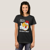 何チキンお尻おもしろい笑わされるクラシックJo Tシャツ (正面フル)