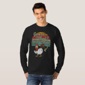 何チキンお尻チキンジョークレトロビンタグ Tシャツ (正面フル)