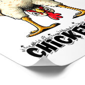 何チキンお尻チキン物ジョークお尻胡 ポスター (角)