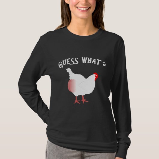 何チキンお尻ニース Tシャツ (正面)