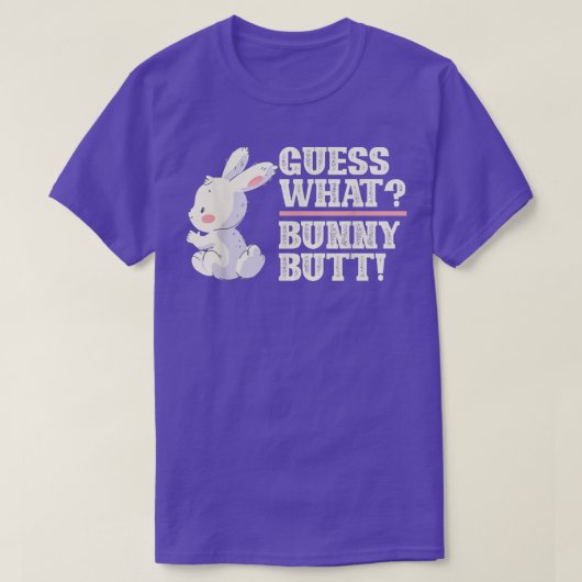 何バニーお尻イースターデイおもしろいラビットボーイズ Tシャツ (デザイン正面)
